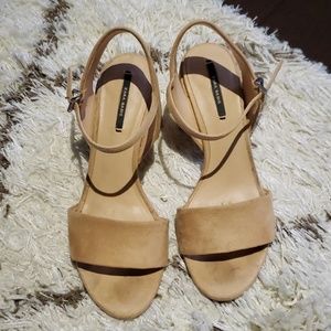 Zara block heel sandals